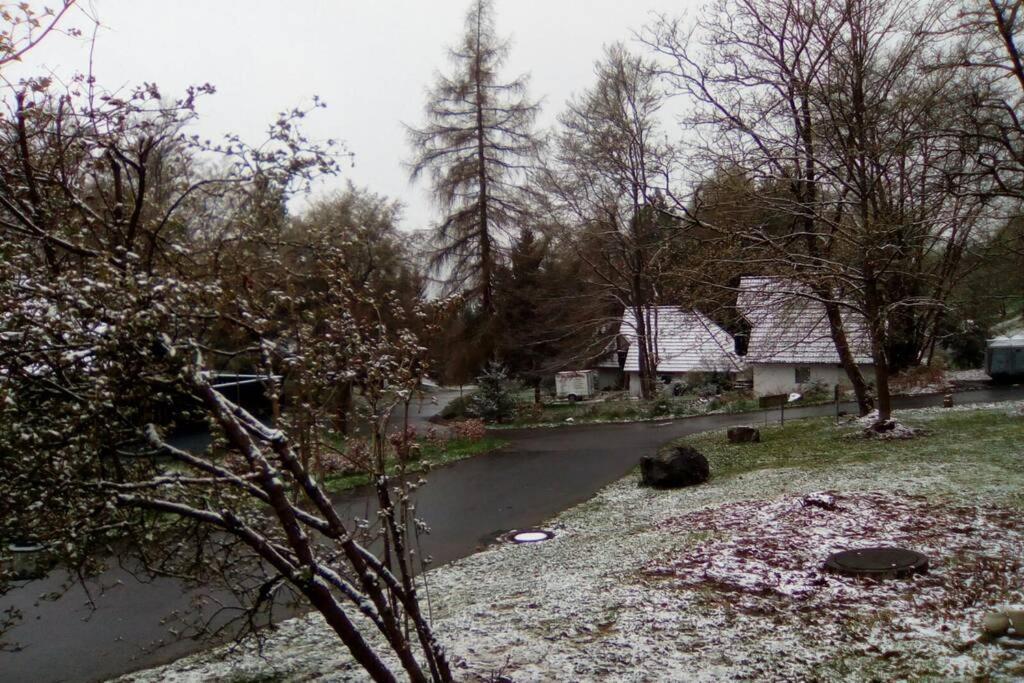 Gemuetlicher Ferienbungalow In Frankenau, Kostenloses Wlan Esterno foto